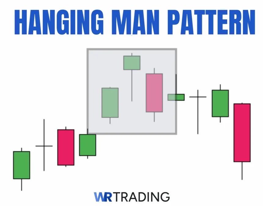 Example of a Hanging Man Candlestick Pattern