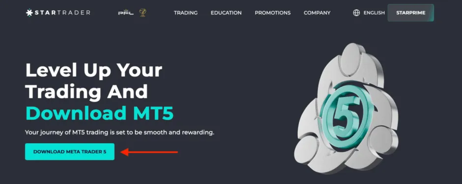 Download MetaTrader 5 from the StarTrader website to begin using the best expert advisors (EAs).