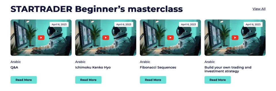 STARTRADER Education - Webinars