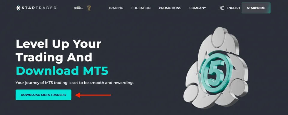 Download MetaTrader 5 from the StarTrader website to begin using the best expert advisors (EAs).