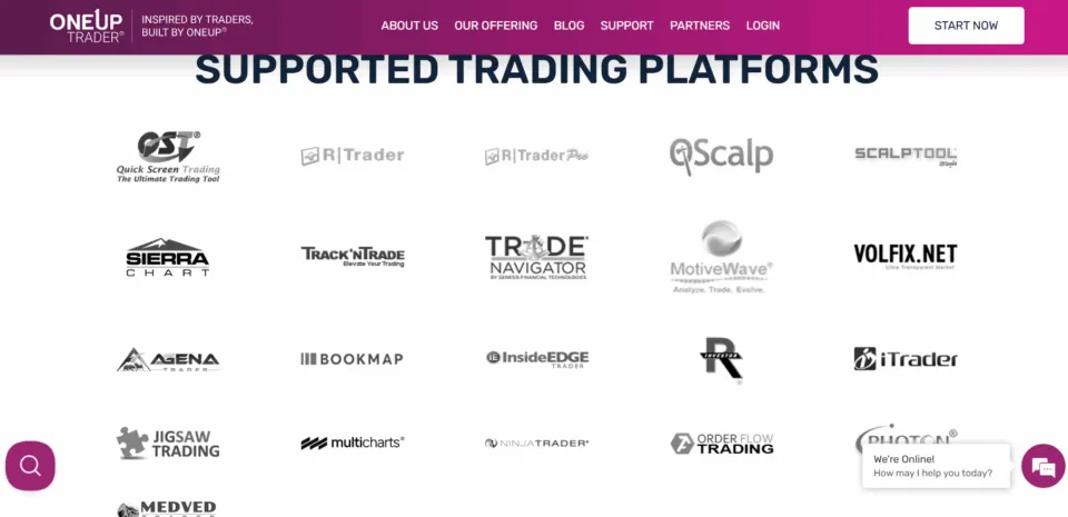 OneUp Trader Trading Platforms