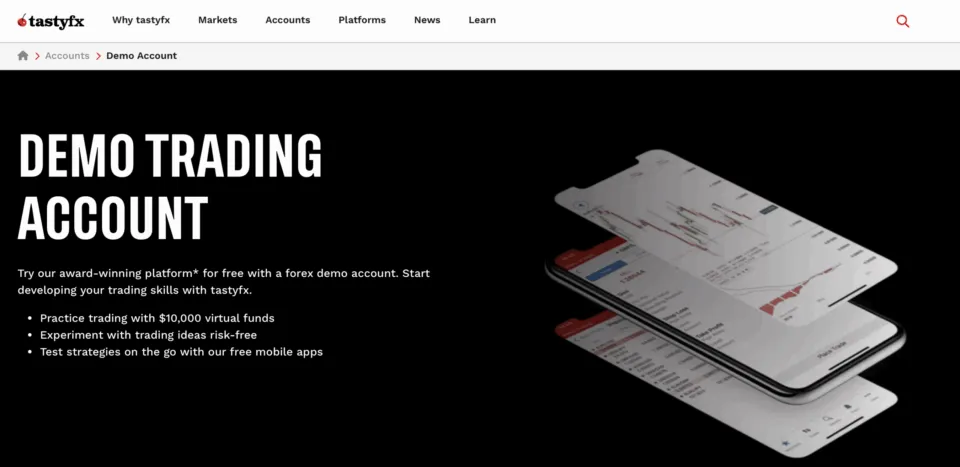 TastyFX FX Demo Account