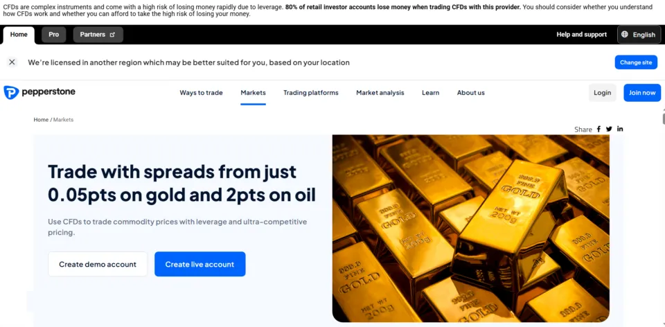 Pepperstone Best Broker for Oil Trading 