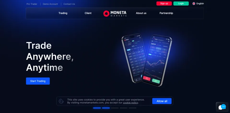 Moneta Markets Copy Trading Platform