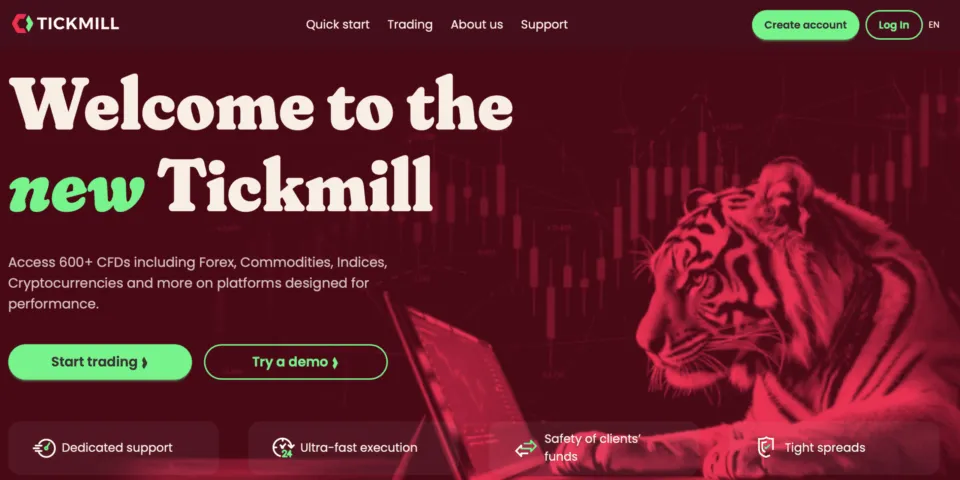 Tickmill - Forex Broker in VAE (Dubai)