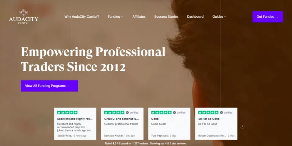 Audacity Capital Website