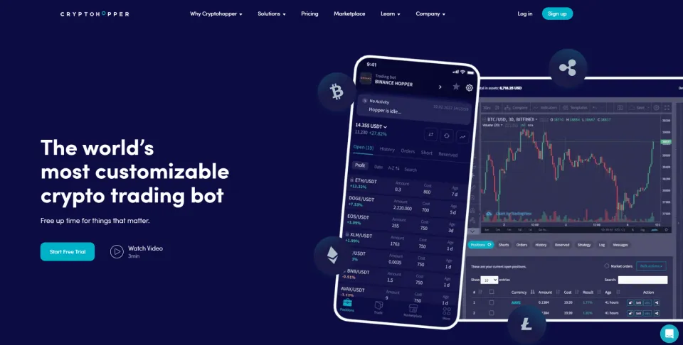 CrypotHopper Website