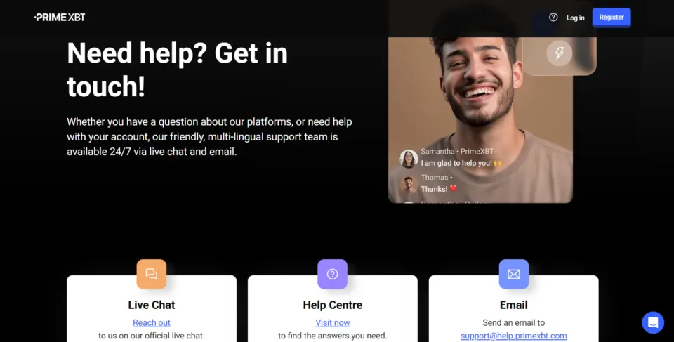 PrimeXBT Help Centre