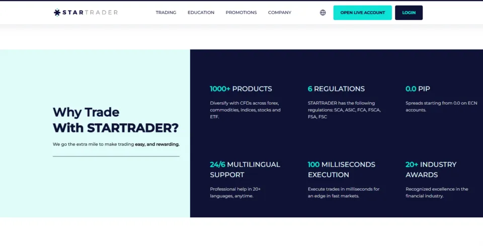 StarTrader Allows HFT Trading