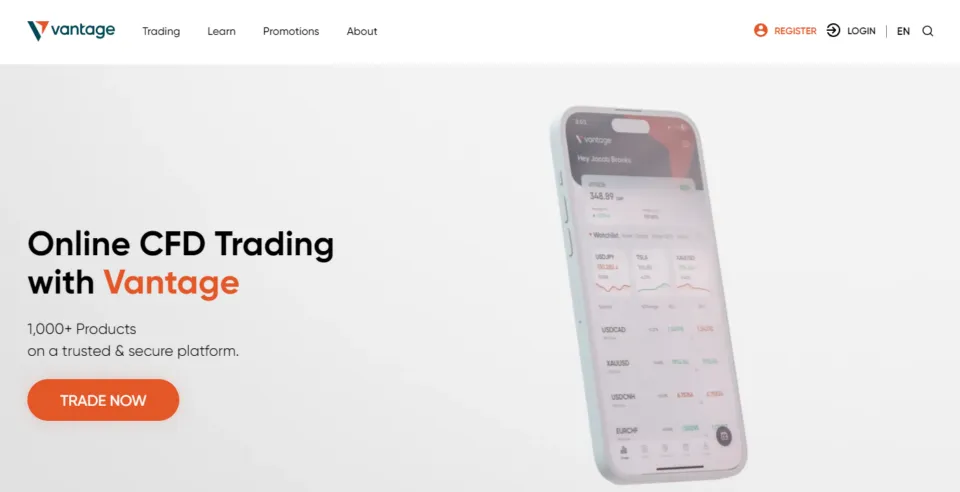 Trading Broker Vantage Markets