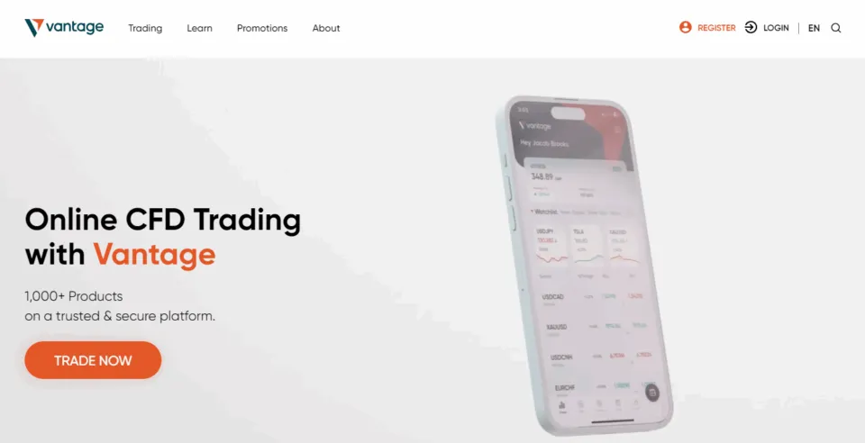 Trading Broker Vantage Markets