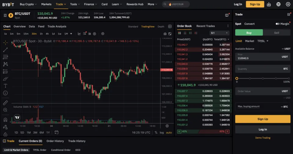 ByBit Crypto Trading Platform