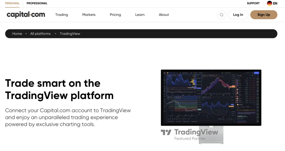 Capital.com TradingView Broker