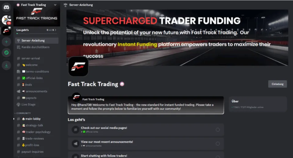 Fast Track Trading - Discord