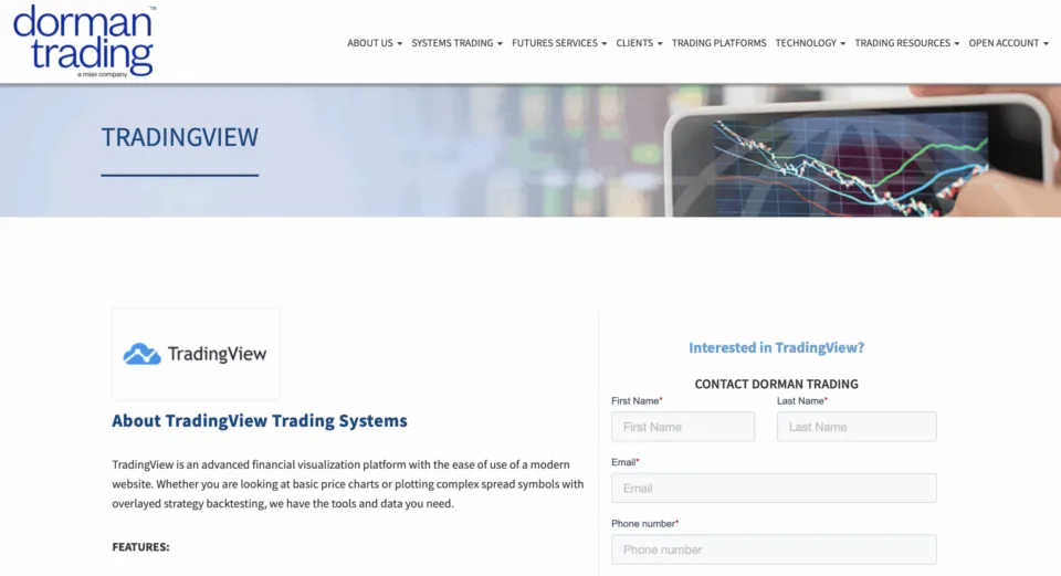 Dorman Trading TradingView Broker