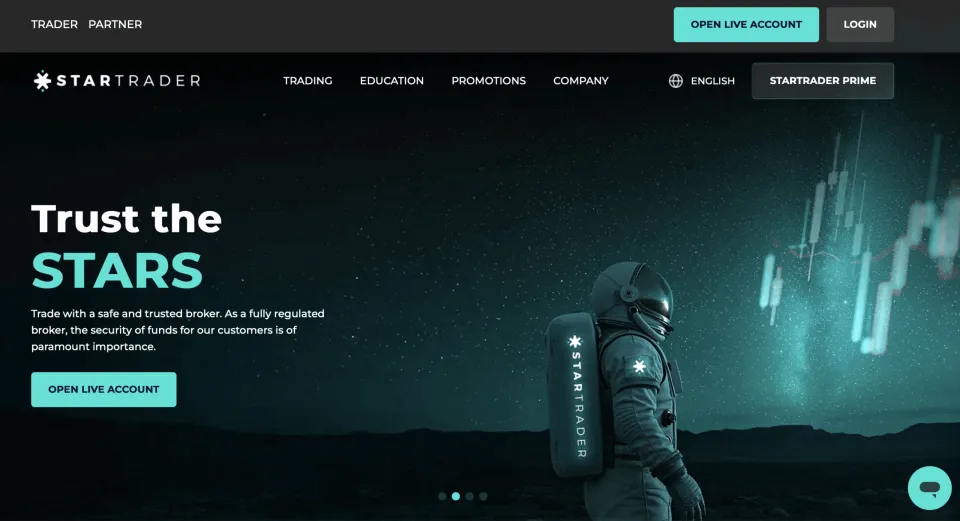 StarTrader - Non-ESMA regulated Forex Broker