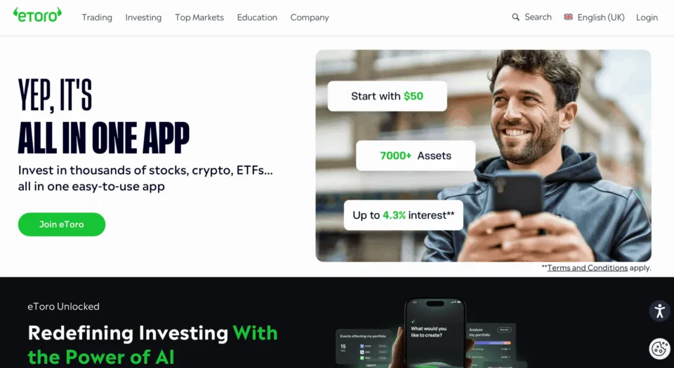 eToro UK Broker