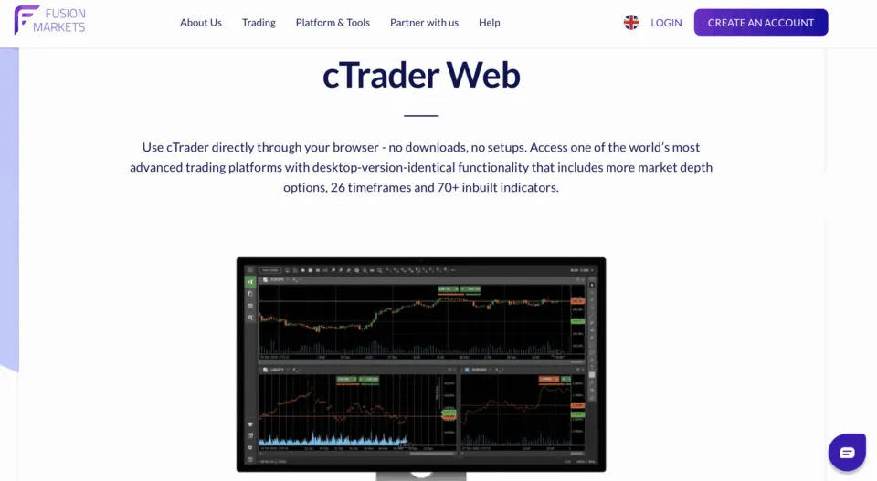 Fusion Markets cTrader Broker