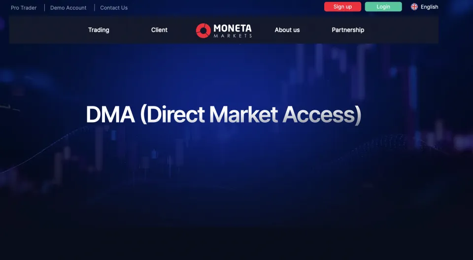 Moneta Markets DMA Broker