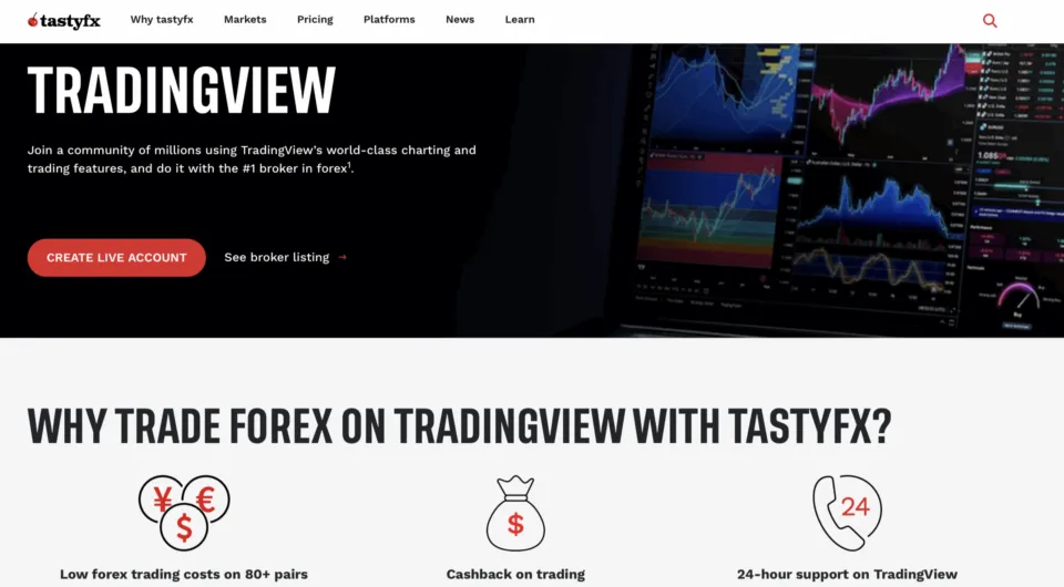 TastyFX TradingView Broker