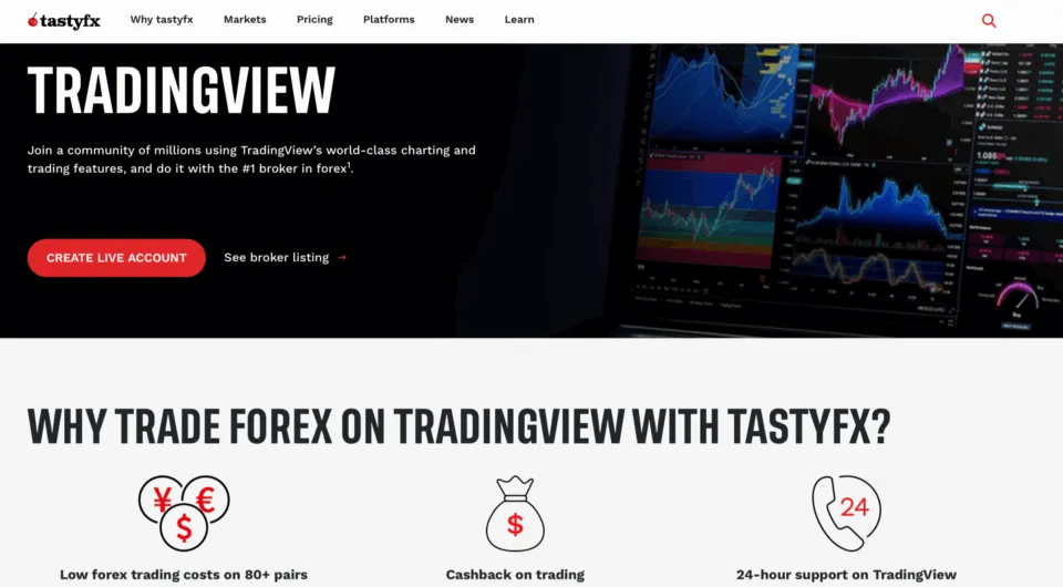 TastyFX TradingView Broker