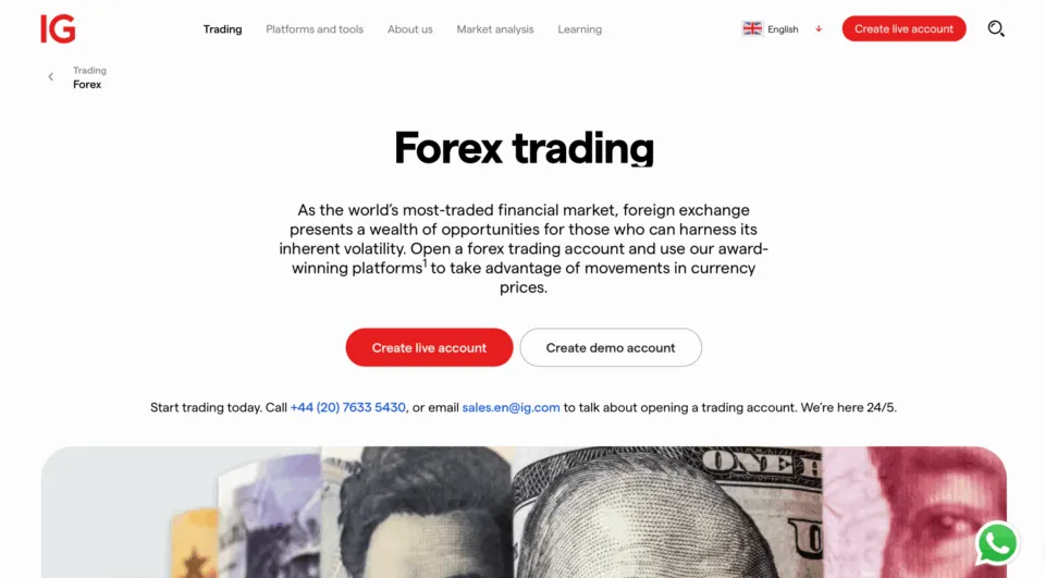 IG - Forex Broker in the UK