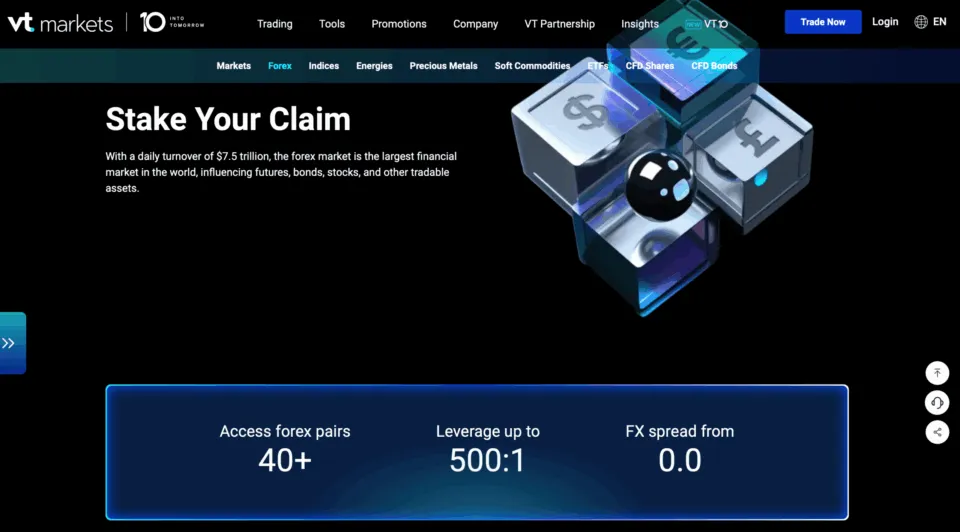 VT Markets - No Spreads Broker