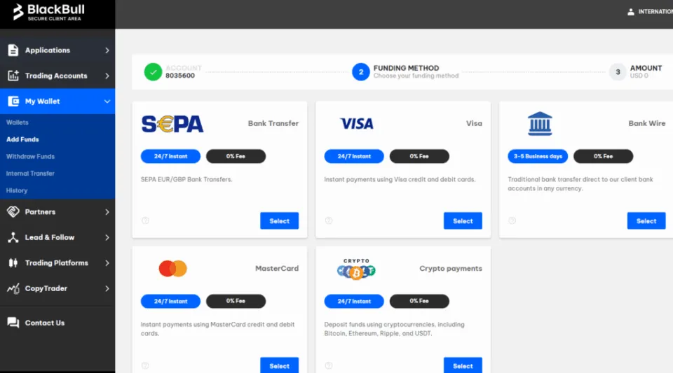 Forex Account Deposit and withdrawal