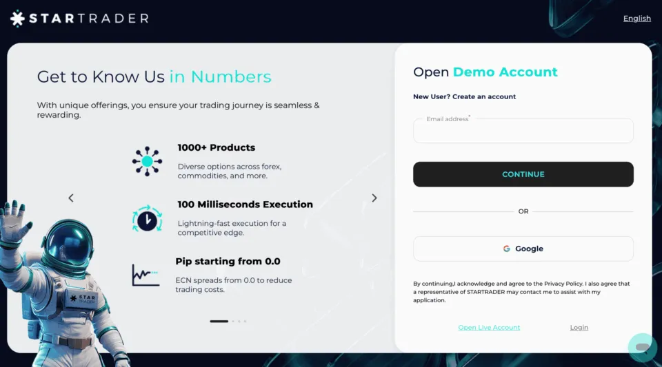 StarTrader - CFD Trading Demo Account