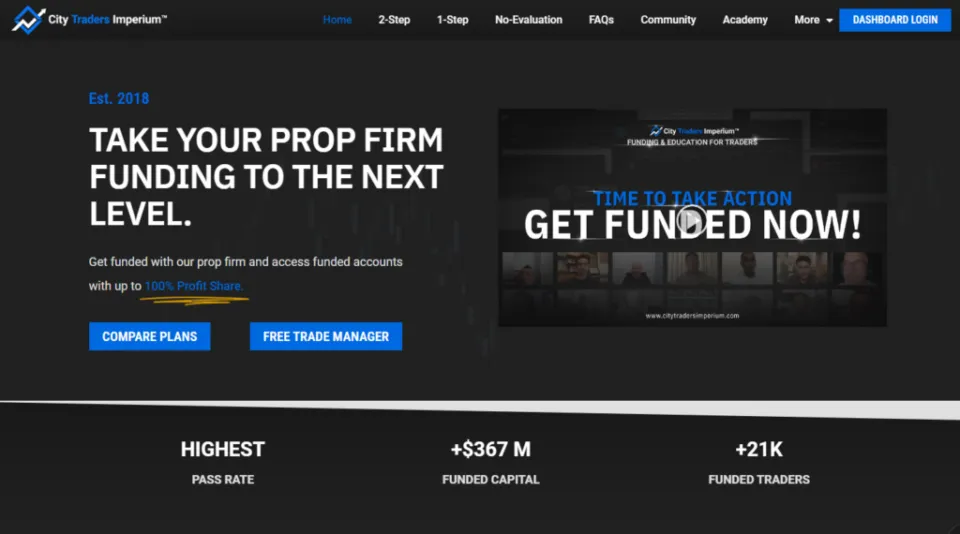 City Traders Imperium Website