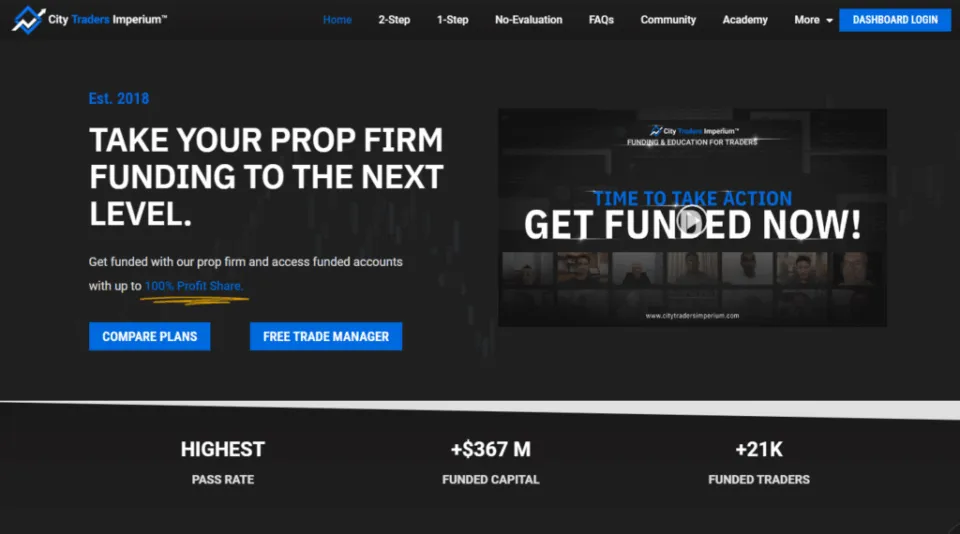 City Traders Imperium Website