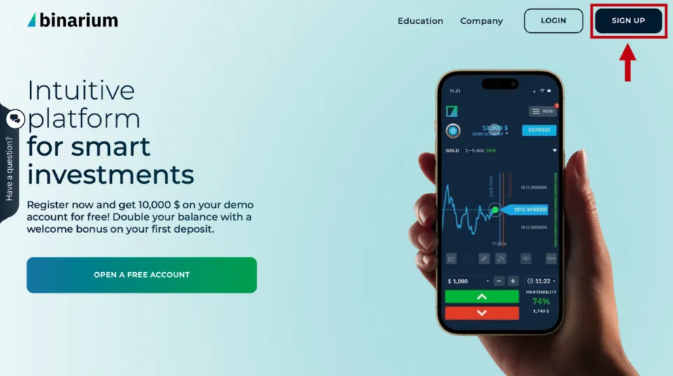 Binarium Sign-up to trade Binary Options in Nepal