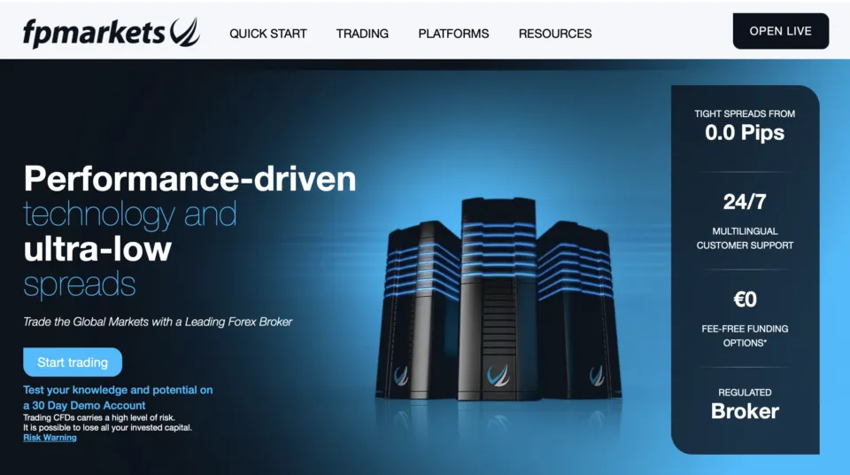 FP Markets EA and Automated Trading Forex Broker