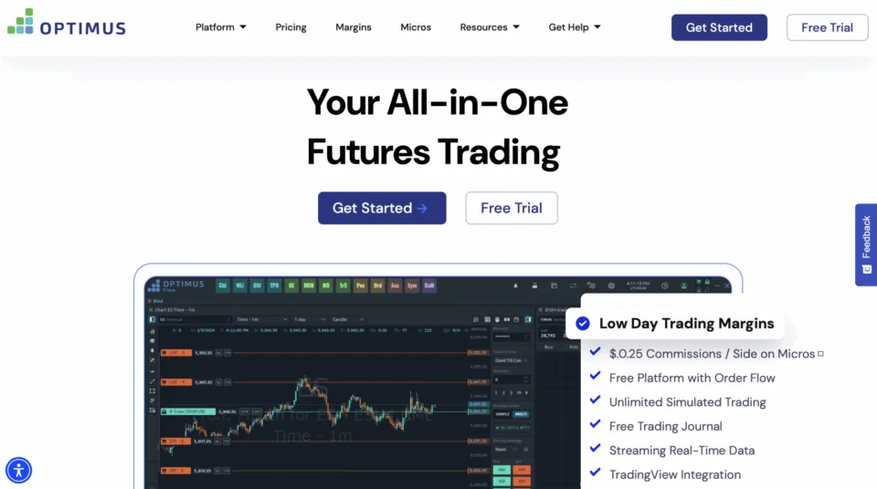 Optimus Futures - MT5 Futures Broker