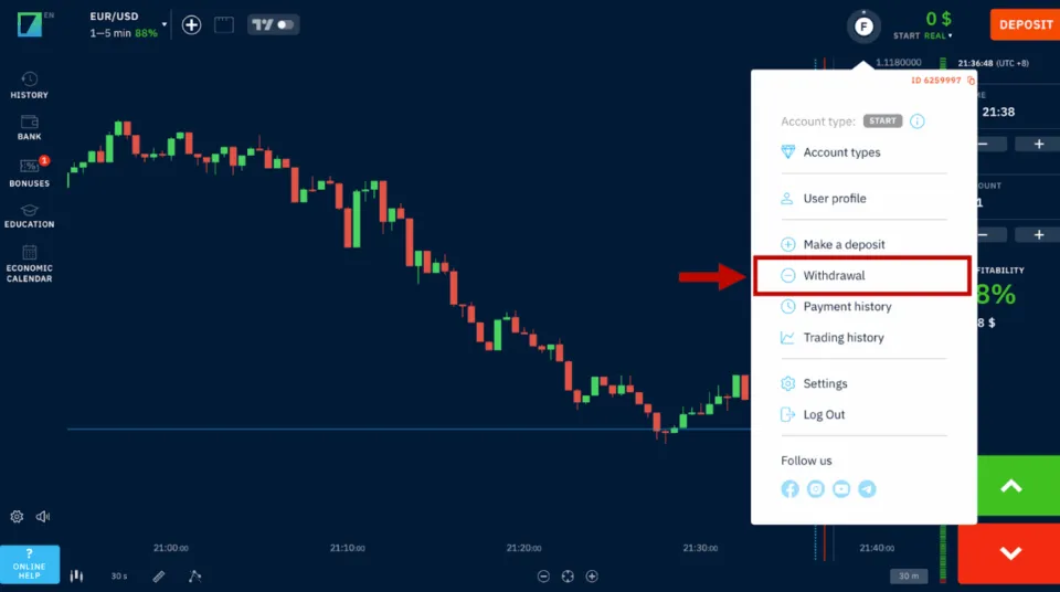 Binarium - Withdraw Funds as Nepalese Trader