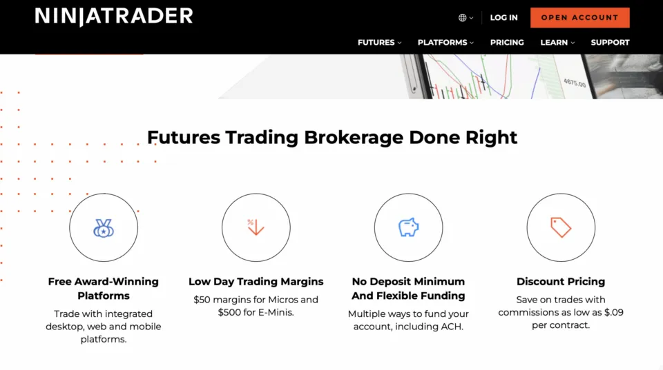 NinjaTrader Futures Broker