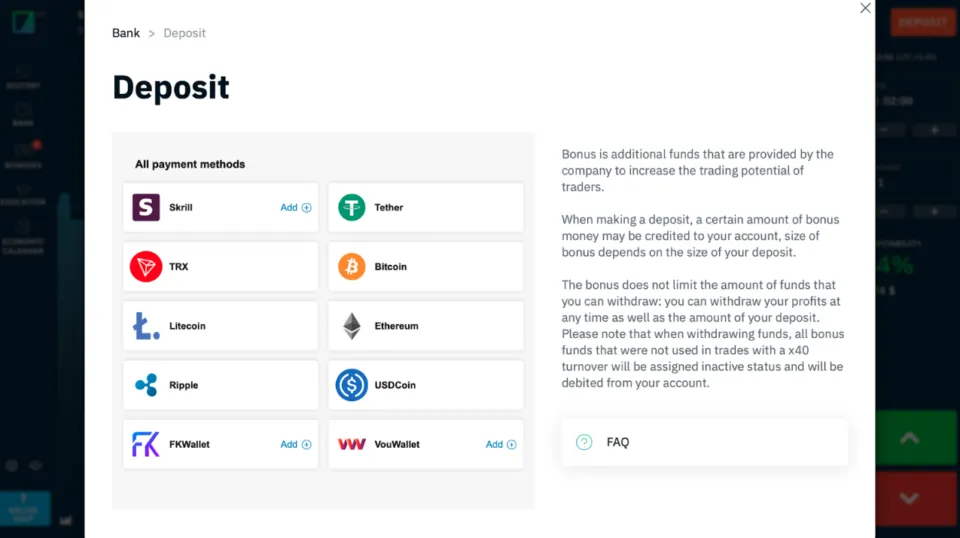 Binarium - Deposit Methods for Binary Traders in Nepal