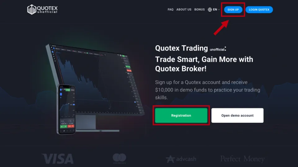 Signing up with Quotex as Singaporean Trader