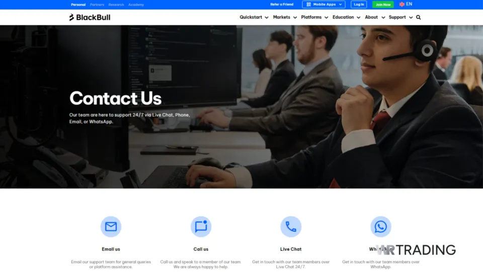 BlackBull Markets Customer Support