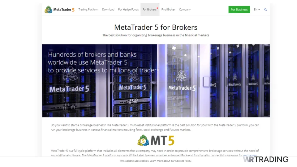 MetaTrader 5 Demo Trading Platform for Brokers