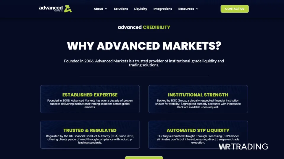 Advanced Markets Liquidity Provider