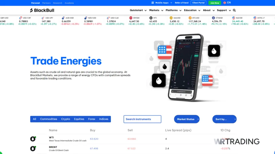 BlackBull Markets Best Broker for Oil Trading