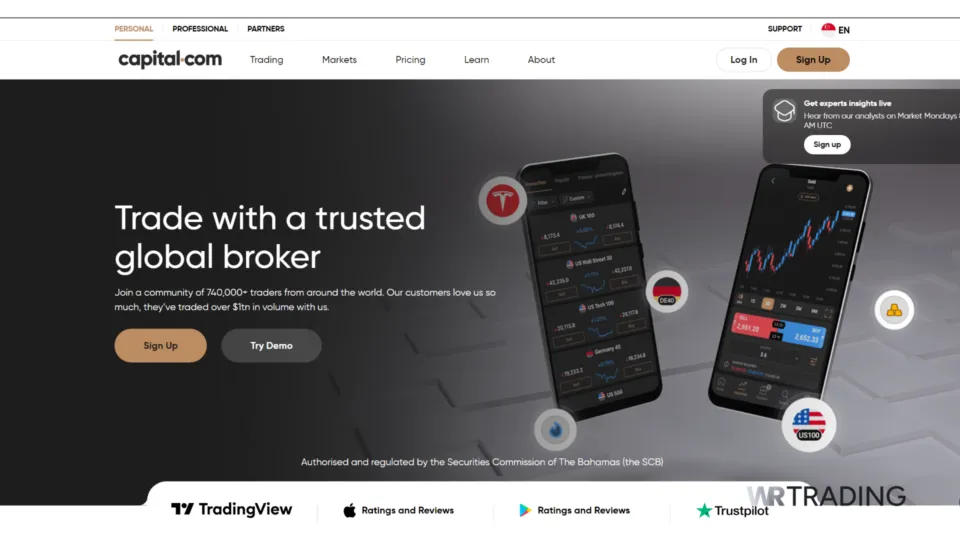 Capital.com Best European Forex Broker