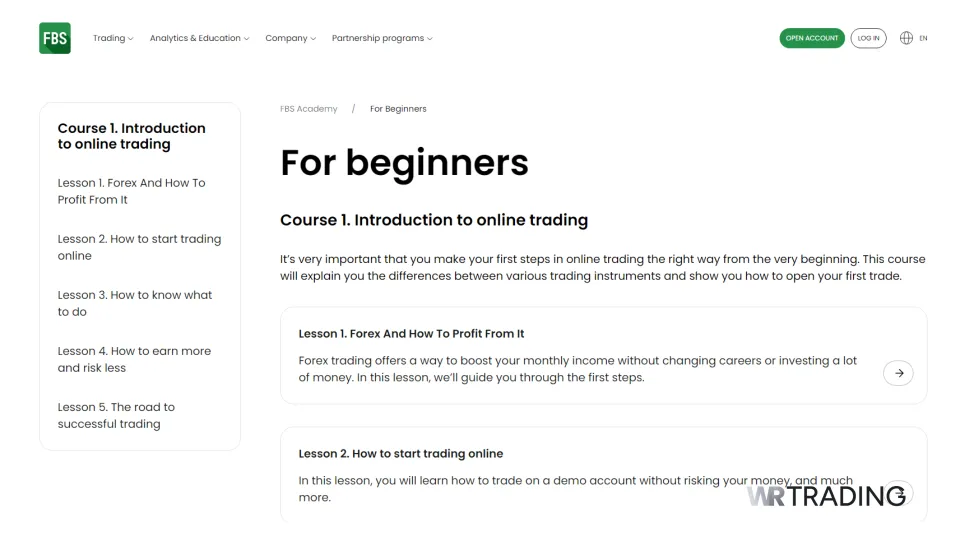 FBS Best Forex Broker for Beginners