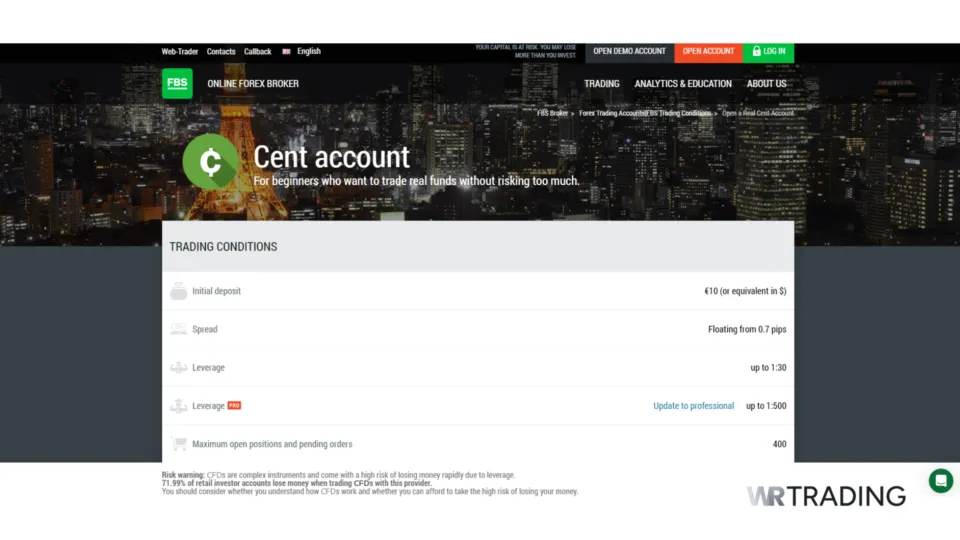 FBS Micro Account Details