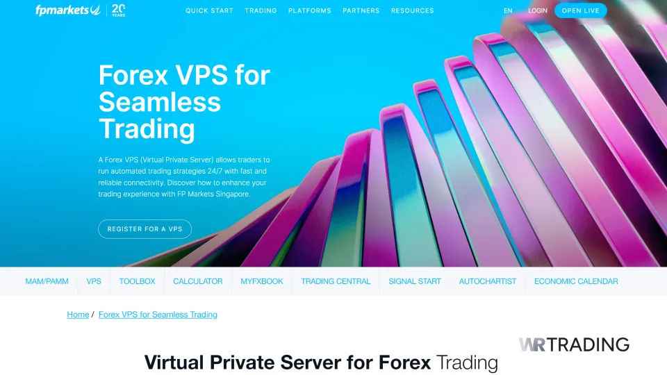 FP Markets Free VPS Broker