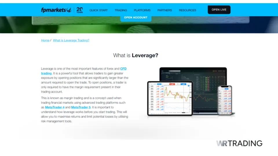 FP Markets High Leverage Broker