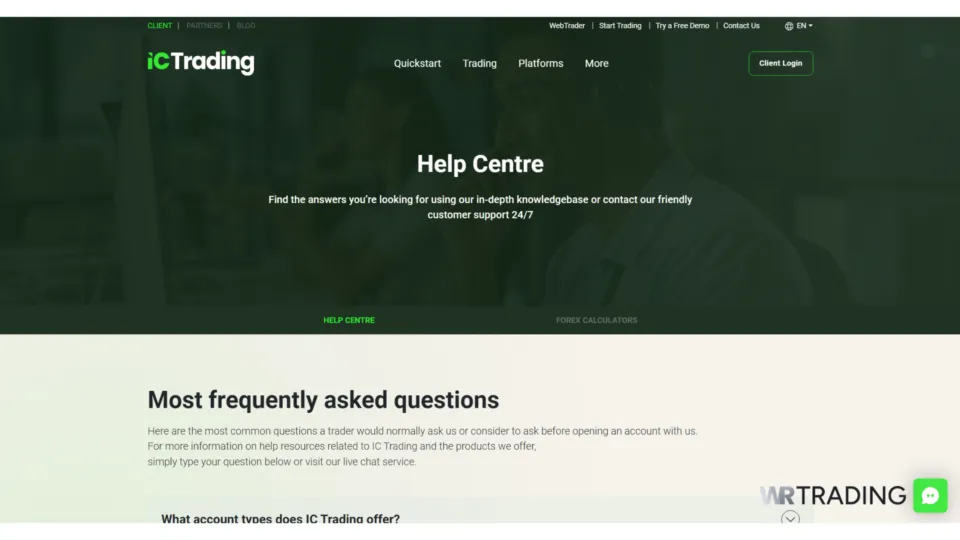 IC Trading Help Centre