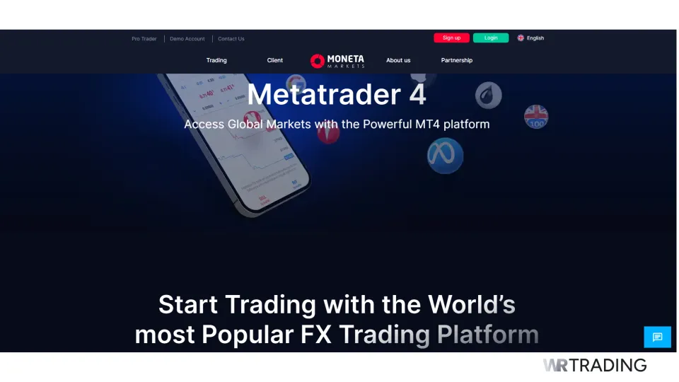 Metatrader 4 (MT4) Broker Moneta Markets
