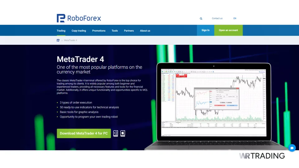 Metatrader 4 (MT4) Broker RoboForex